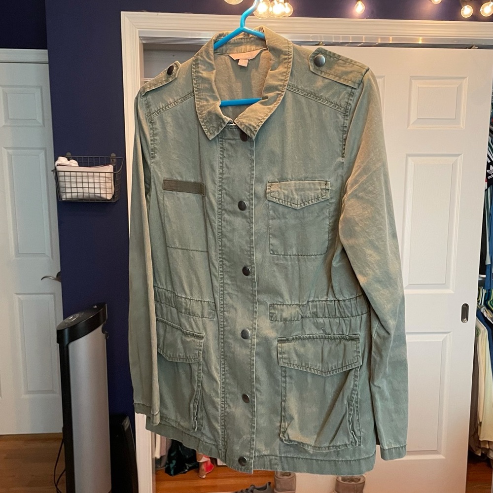 Nordstrom Rubbish Army Green Utility Jacket